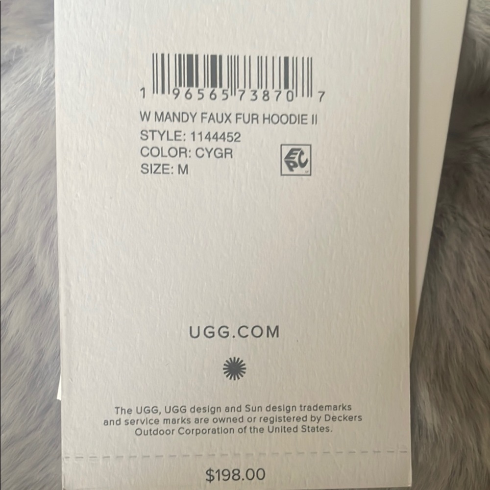 UGG Mandy Faux Fur Hoodie